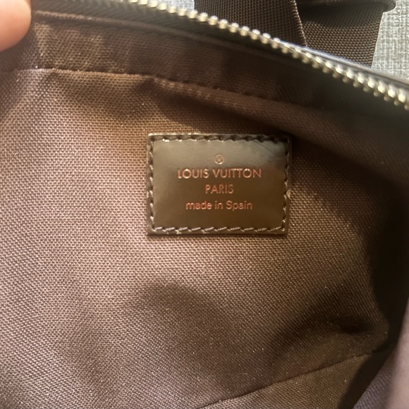 Authentic Louis Vuitton geronimos damier ebene mini bum bag travel crossbody - Picture 16 of 16